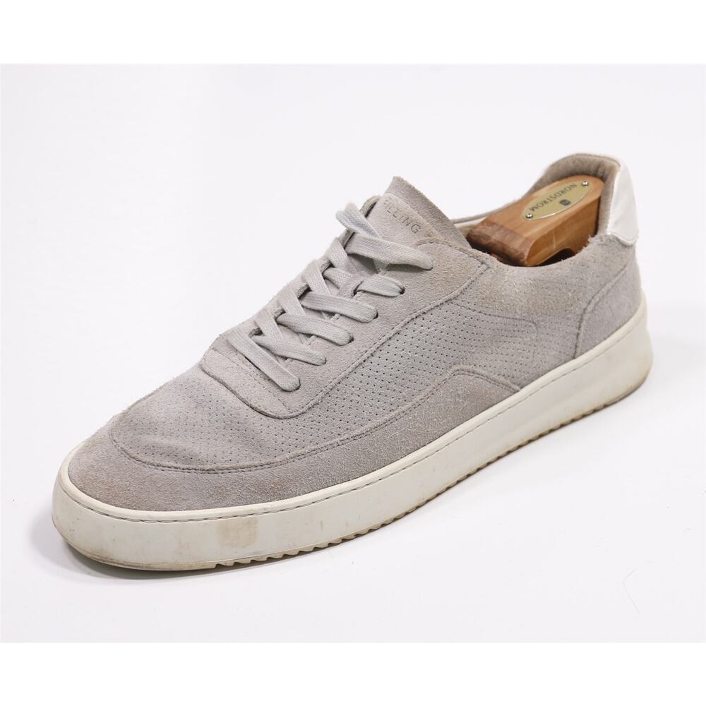 Filling Pieces Mens Gray Suede Lot Top Sneakers US 13